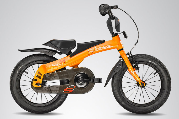 Велосипед-беговел 2в1 SCOOL Rennrad 14, 1ск. (2015) OneSize / Оранжевый