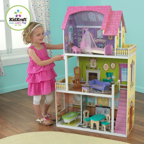 Кукольный домик Барби Флоренс (Florence Dollhouse) с 10 предметами мебели