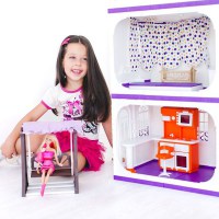 Коттедж для кукол Barbie (Барби) Конфетти, С- 1330 с мебелью