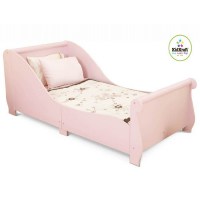 Детская кровать Sleigh , белая от KidKraft для девочки.
