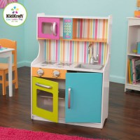 Деревянная игровая кухня для девочек Делюкс Мини (Bright Toddler Kitchen)