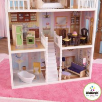 Кукольный домик для Барби САВАННА, с мебелью 14 элементов