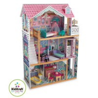 Трехэтажный дом для кукол Барби Аннабель (Annabelle) с мебелью 17 элементов