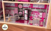 Кукольный домик для Барби СИЯНИЕ, с мебелью 30 элементов от KidKraft