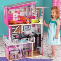 Дом для Барби Роскошный дизайн (Luxury) с мебелью и интерактивом