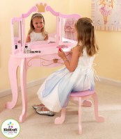 Туалетный столик (трельяж) с зеркалом для девочкиПринцесса» (Princess Vanity & Stool)