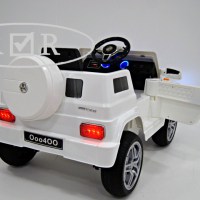 Электромобиль Mers белый VIP с дистанционным управлением  для детей от 1 до 8 лет