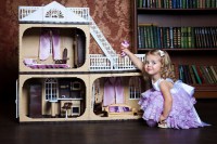 Коттедж для кукол Barbie (Барби) Коллекция, С-1292 с мебелью
