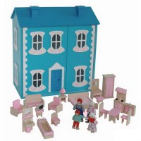 Кукольный домик Сан-Ремо, с мебелью и куклами, 50Х30Х55 см, от Craft