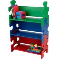 Система хранения Пазл, яркий Puzzle Book Shelf - Primary