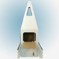 Домик из картона Ракета на Марс – пилотируемый многоразовый корабль,